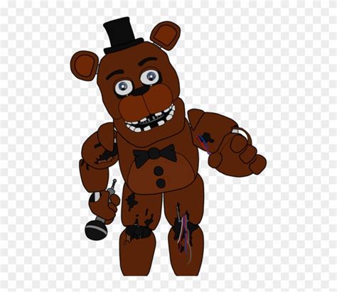 Fnaf Drawing Withered Fnaf 2 Withered Freddy Drawing Clipart