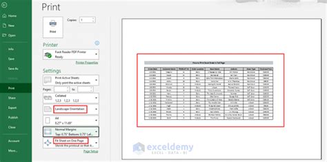 How To Print Excel Sheet In Full Page 7 Ways Exceldemy