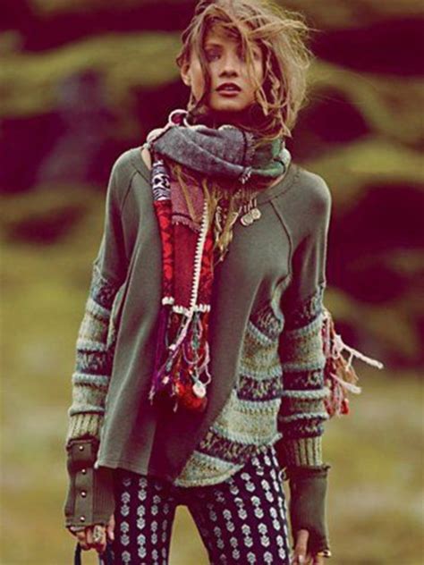 Jacket Boho Hippie Winter Outfits Bohemian Boho Chic
