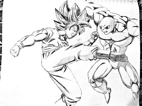 Imagenes De Goku Vs Jiren Para Colorear Reverasite
