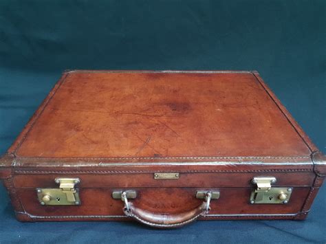 Vintage Leather Briefcase By Hartmann Vinterior