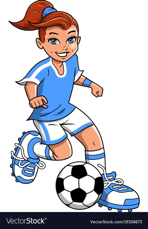 Soccer Girl Cartoons