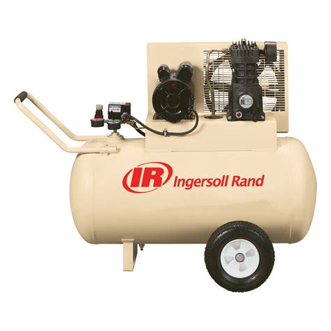 Ingersoll Rand Portable Electric Air Compressor — 2 Hp 30 Gallon