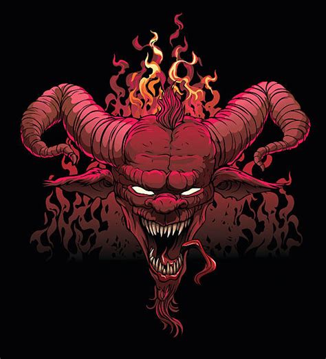 Horned Demon Illustrations Royalty Free Vector Graphics And Clip Art