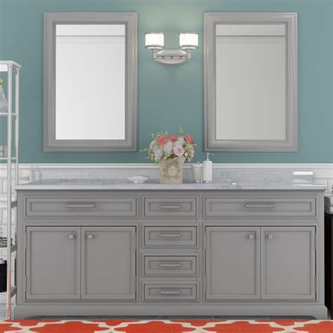 It is simply impossible to imagine any bathroom without it. Three Posts Dovercourt 72" Double Bathroom Vanity Set ...