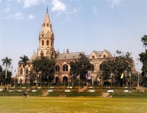 Gcu Lahore Clock Tower View Stock Image Image Of View College 229756329