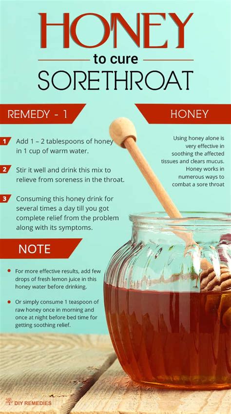 How To Get Rid Of Sore Throat Using Honey