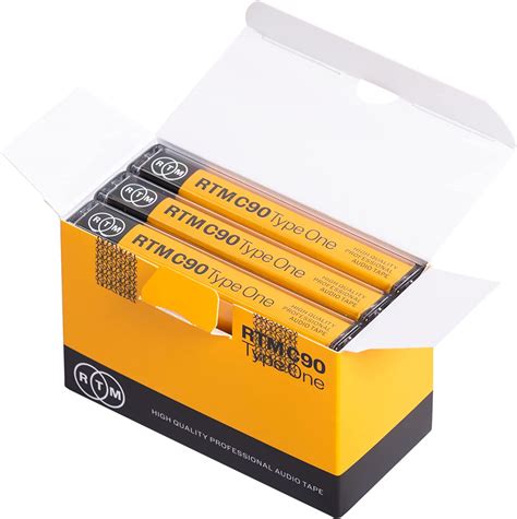 Amazon.com: RTM C90 | Type 1 90 Minute Blank Music Cassettes | Ideal