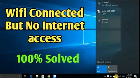 Wifi Connected But No Internet Access Window 10 8 Ways To Fix Vrogue