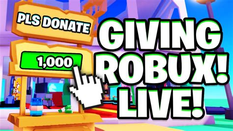 🔴 Donating Robux To Viewers In Pls Donate Live 🤑 Roblox Livestream