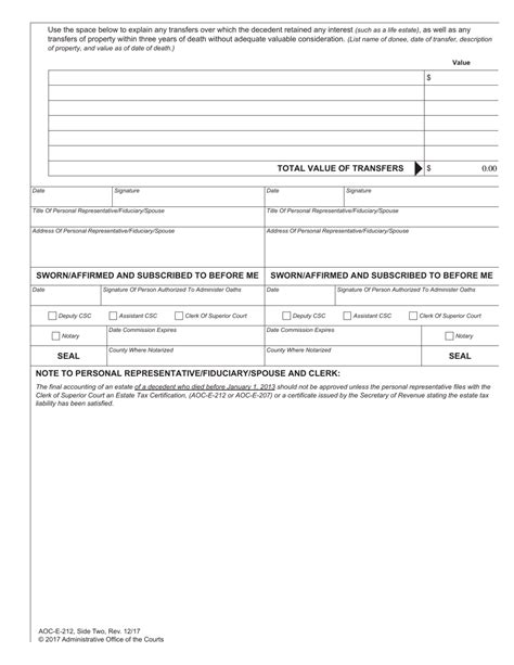 Form Aoc E 212 Fill Out Sign Online And Download Fillable Pdf North