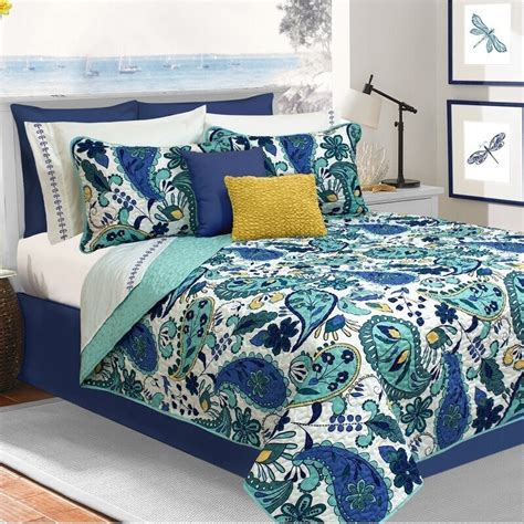 Blue Green Paisley Bedding Ideas On Foter