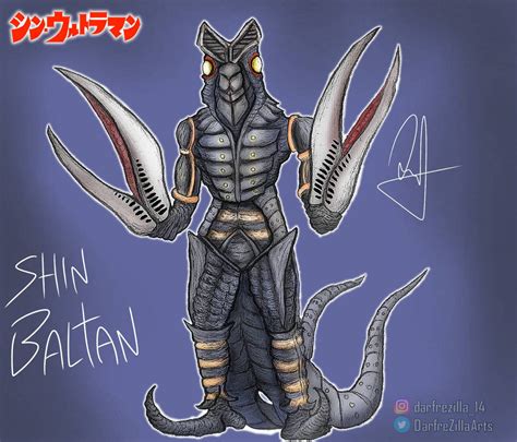 Shin Baltan Shin Ultraman Version By Darfrenzilla On Deviantart