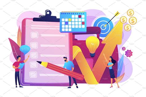 Project Planning Vector Illustration Business Development Growth