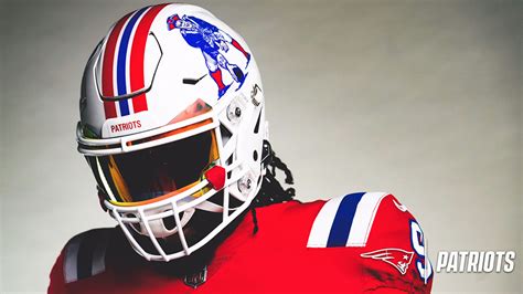 New England Patriots Reintroduce “pat Patriot” Throwback Uniforms