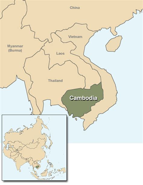 29 Cambodia In World Map Online Map Around The World