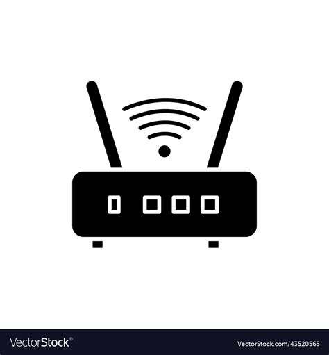 Wireless Icon Access Point Icon Related Royalty Free Vector