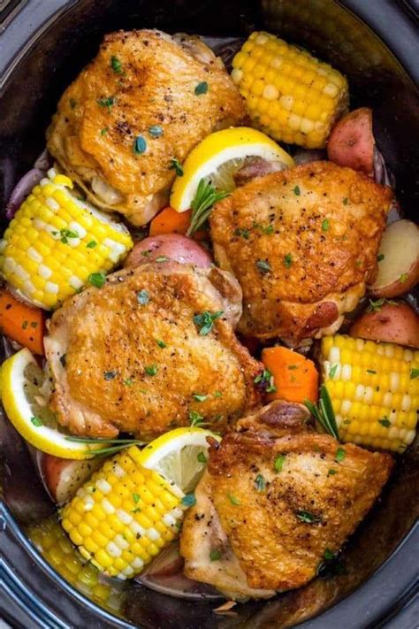 When using chicken, if a recipe has chicken thighs and you don't like them, simply substitute for chicken breast and the recipe will work perfectly. 17 Healthy Slow-Cooker Recipes to Add to Your Summer ...