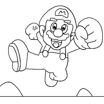 Darmowe Kolorowanki Do Drukowania Mario Bros Luigi Kolorowanka Mario