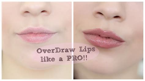 how to properly overdraw your lips naturally