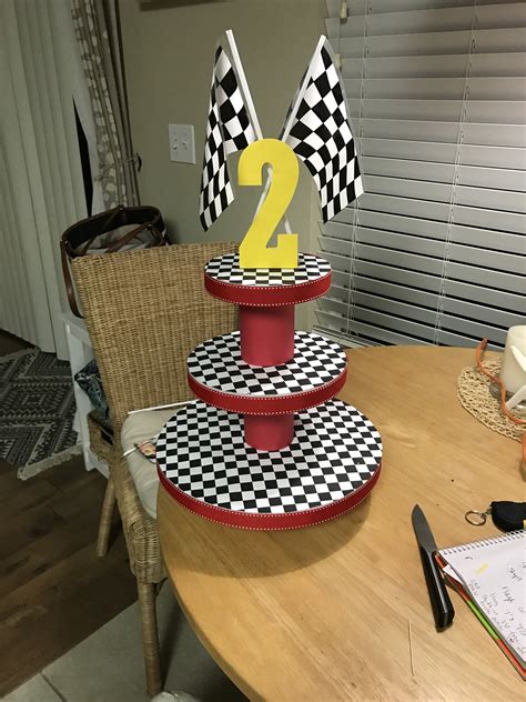 Are you actually quite experience at woodworking, or at least furniture alteration and restoration, and you've been looking to tackle something a little more challenging for the kids' play. DIY Cars Theme Cake Pop Stand