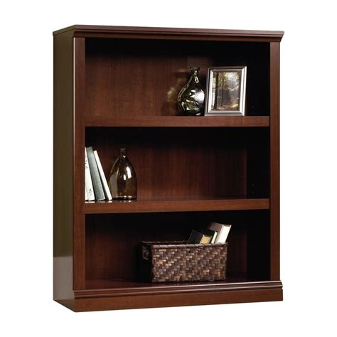 Sauder Select Cherry 3 Shelf Bookcase At