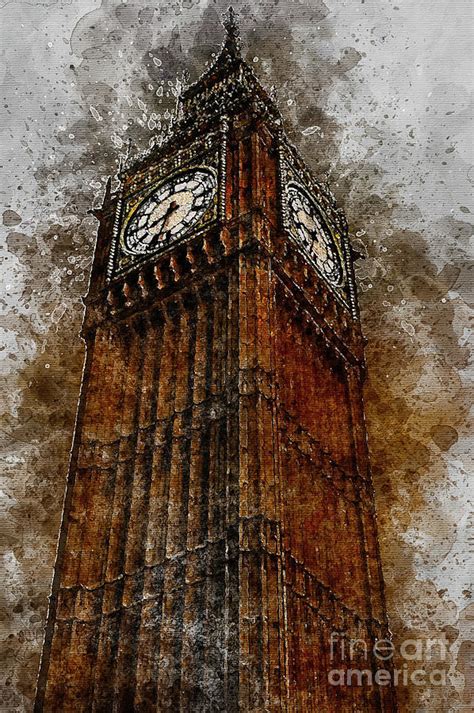 Big Ben Digital Art By Trindira A