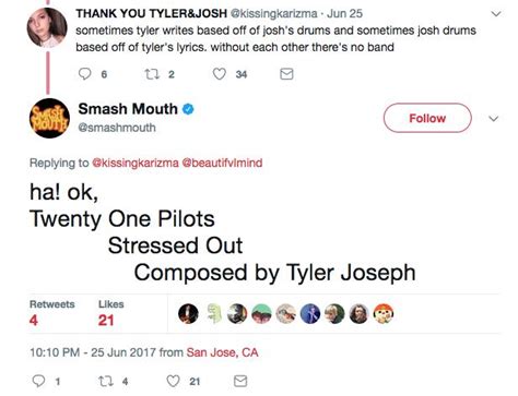 Smash Mouth Are Fighting With Twenty One Pilots Fans On Twitter And Wtf