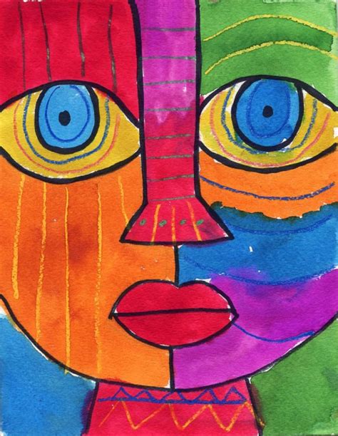 Abstract Art Paintings Faces Abstract Face Step By Step Acrylic