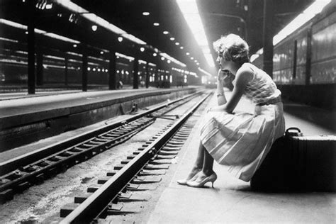 Waiting For The Train At Union Station C1960 Chicago Train Union