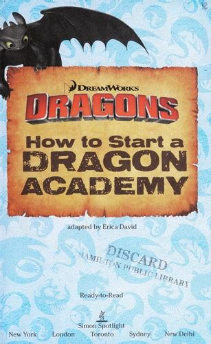 How To Start A Dragon Academy By Erica David Open Library