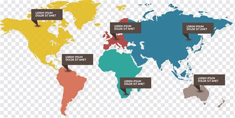 World Map Globe Map Labels Border Label Happy Birthday Vector