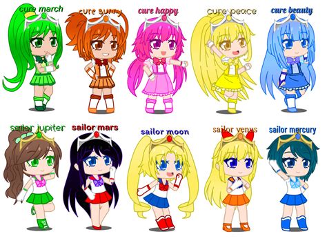 Smile Pretty Cure And Sailor Moon Gacha Club By Arwenthecutewolfgirl