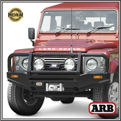 ARB Bull Bar For Land Rover Defender County On Deluxe Winch Bumper For Sale Online EBay