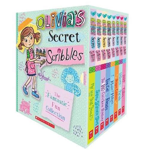 Olivias Secret Scribbles The Fantastic Fun 8 Book Collection By