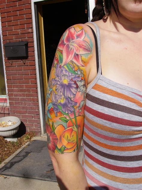 Flower Sleeve Tattoos Designs Ideas And Meaning Tattoos For You