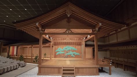 Noh Performance At The National Noh Theatre Theatre In Tokyo