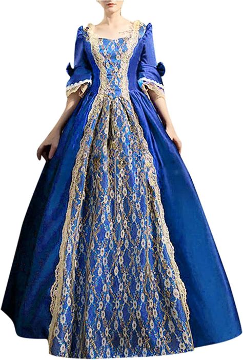 Buy Womens Rococo Dress Medieval Renaissance 1800s Dress For Women