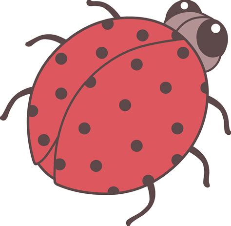 Cute Red Ladybug Clip Art Free Clip Art