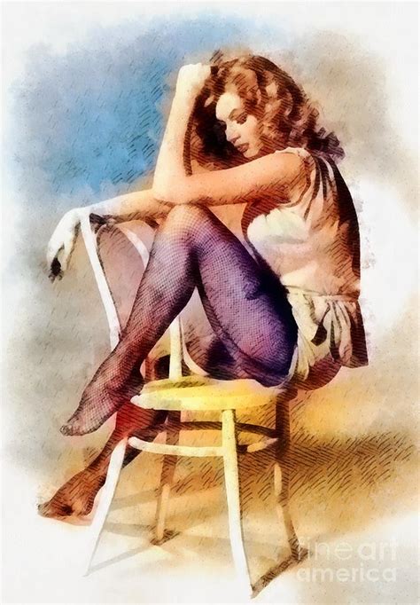 Anita Ekberg Vintage Hollywood Actress Painting By Esoterica Art Agency Pixels