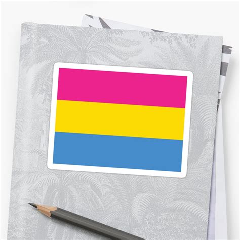 Pansexual Pride Flag Stickers By Showyourpride Redbubble