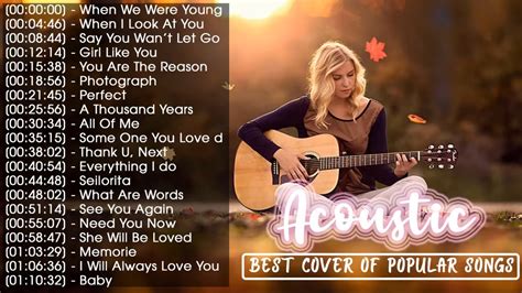 Best Acoustic Love Songs 2020 Lyrics English Guitar Acoustic Cover