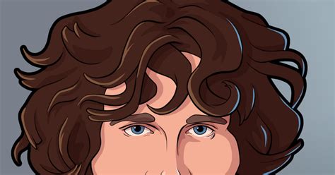Jim Morrison Cartoon Caricature
