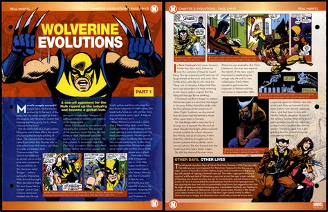 Wolverine Part 1 Ew 01 Evolutions Real Marvel Fact File Page