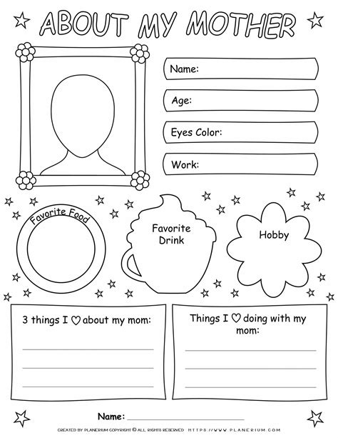 Mothers Day Fill In The Blank Worksheet Brengosfilmitali