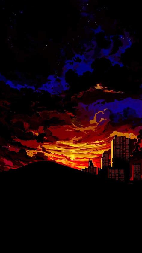 Sunset Background Anime Park 4k Scenery Sunset Anime Wallpapers