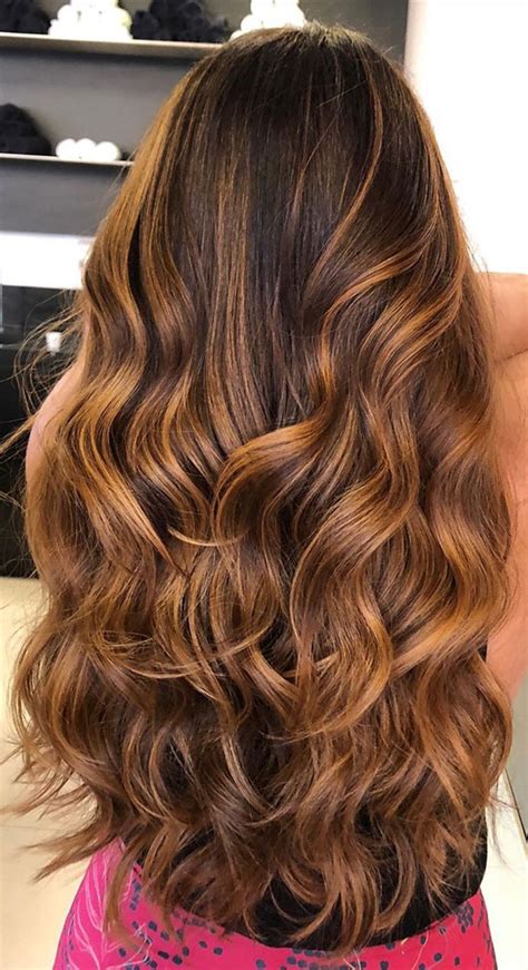 57 Cute Autumn Hair Colours And Hairstyles Caramel Brown Highlights