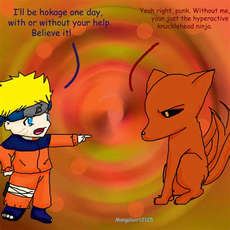 Naruto And The 9 Tailed Fox By Mangaluvr12125 On Deviantart