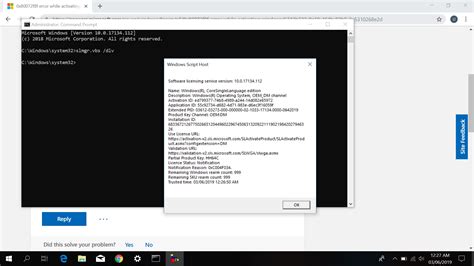 0x80072f8f Error While Activating Windows Microsoft Community