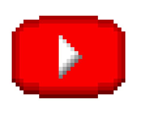 Profile Pixel Png Download Youtube Logo Pixel Art Tra